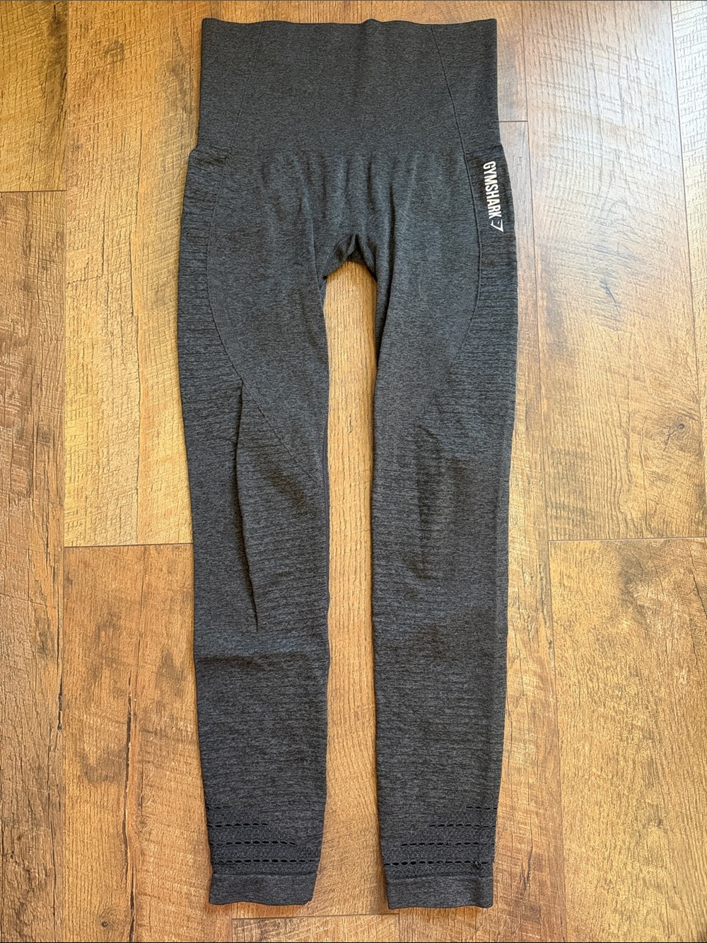 Gymshark Kids Charcoal Gray High-Waist Leggings